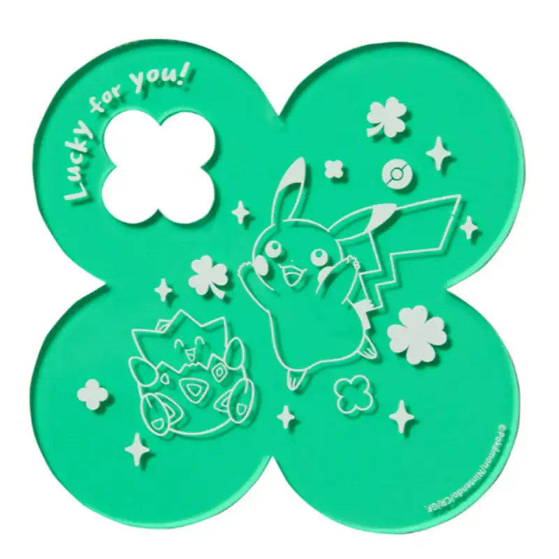Pokémon Center Lucky for You Four Leaf Clover Cup & Coaster Set - Pokémon Store - Cup - Harumio