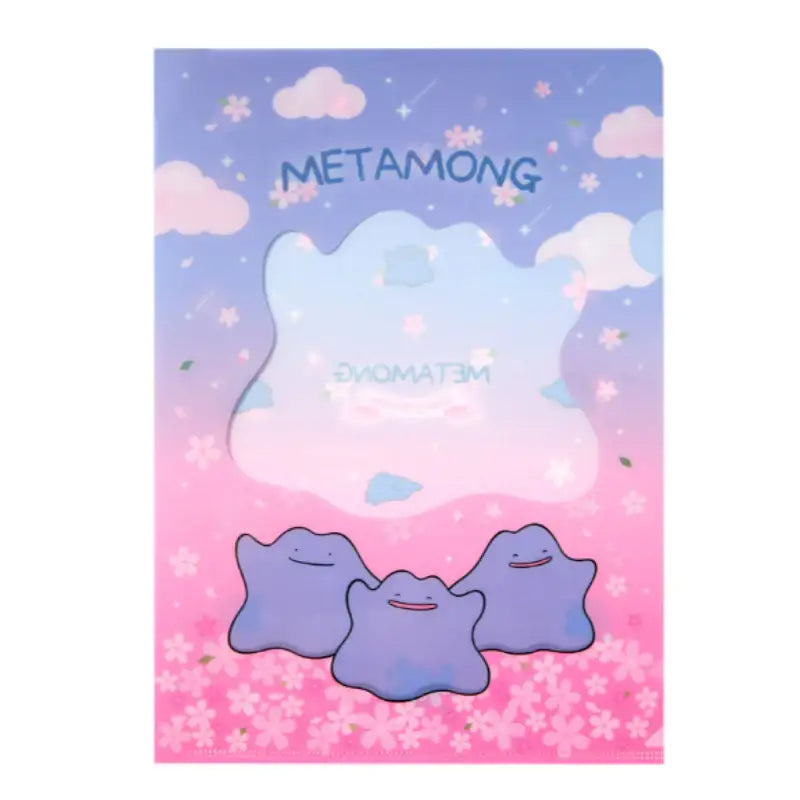 Pokémon Center METAMONG Cherry Blossom Clear File - Pokémon Store - Clear File - Harumio