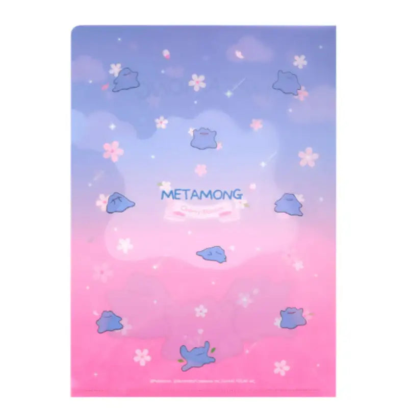 Pokémon Center METAMONG Cherry Blossom Clear File - Pokémon Store - Clear File - Harumio