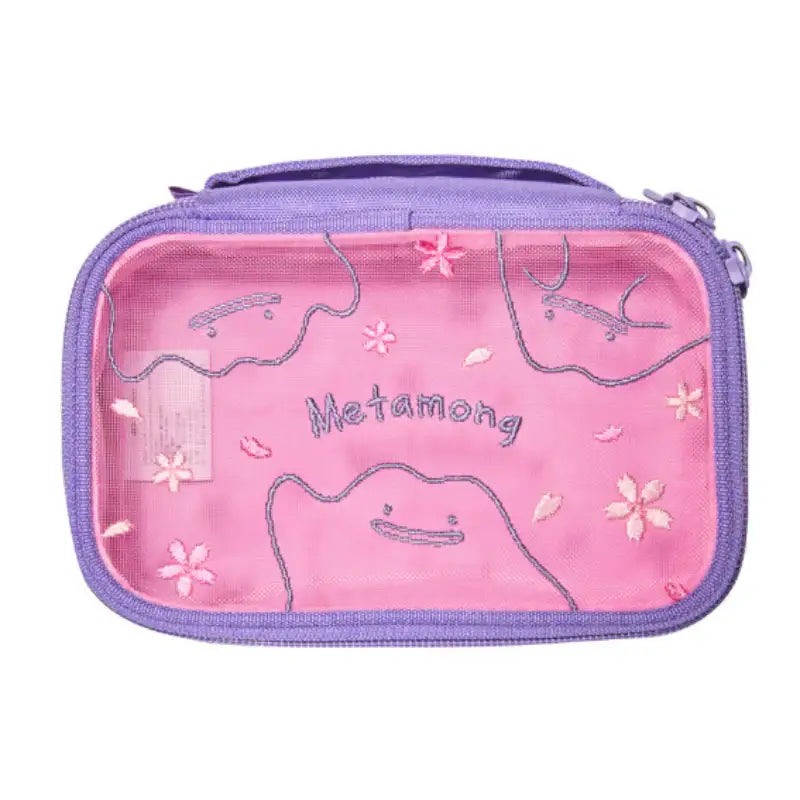 Pokémon Center METAMONG Cherry Blossom Mesh Pouch - Pokémon Store - Pouch - Harumio