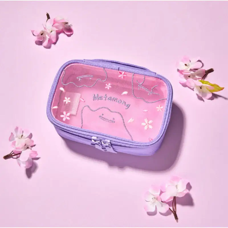 Pokémon Center METAMONG Cherry Blossom Mesh Pouch - Pokémon Store - Pouch - Harumio