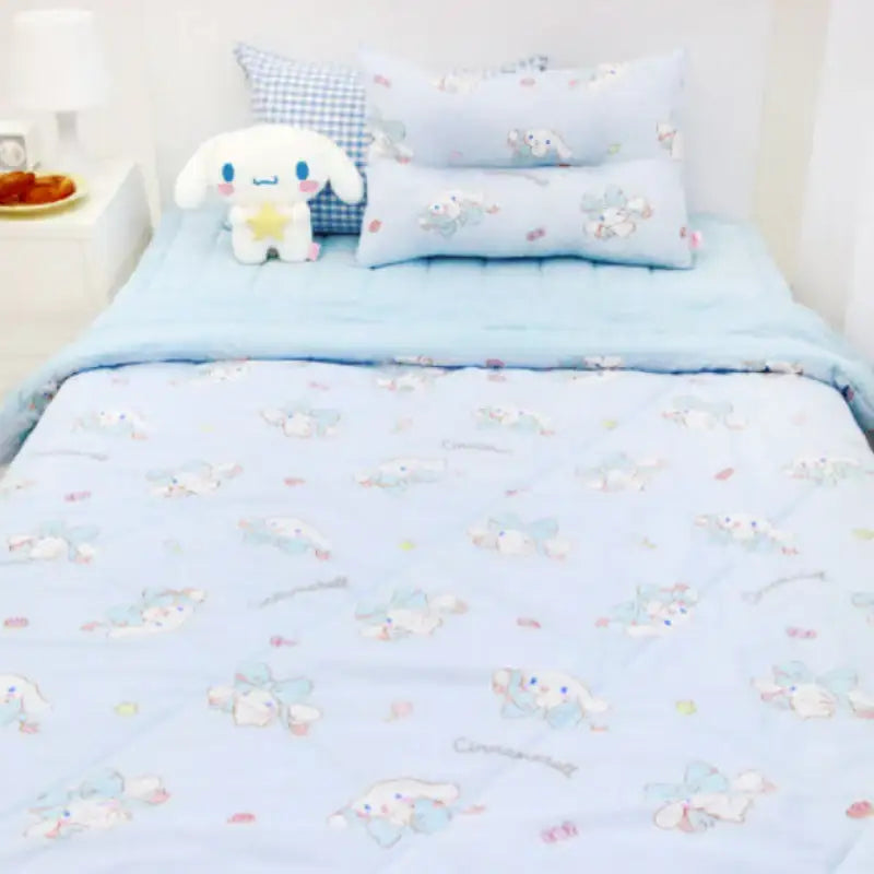 NARA HOME DECO X Sanrio - Cinnamoroll Blanket Ribbon - NARA HOME DECO - Blanket - Harumio