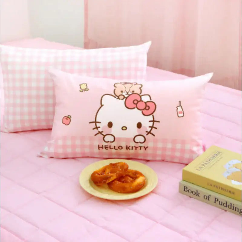 NARA HOME DECO x Sanrio - Microfiber Downfill Pillow Little Friend - NARA HOME DECO - Pillow - Harumio