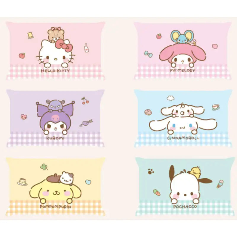 NARA HOME DECO x Sanrio - Microfiber Downfill Pillow Little Friend - NARA HOME DECO - Pillow - Harumio