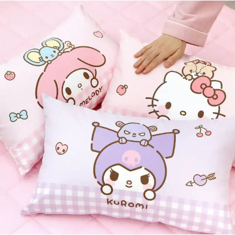 NARA HOME DECO x Sanrio - Microfiber Downfill Pillow Little Friend - NARA HOME DECO - Pillow - Harumio