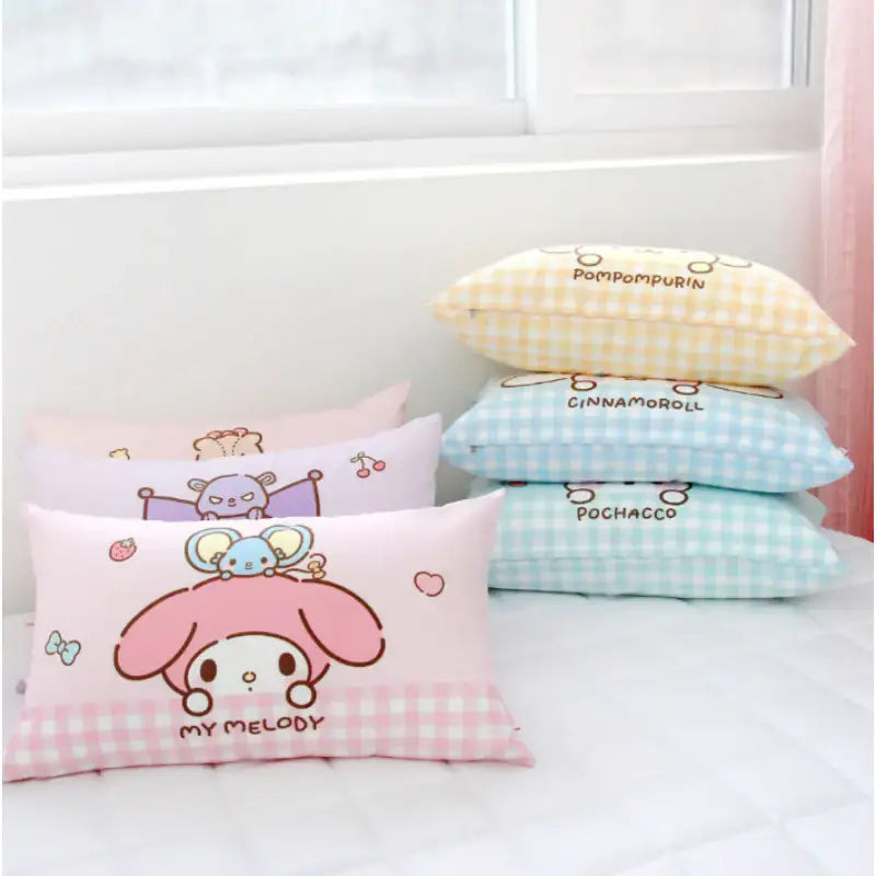NARA HOME DECO x Sanrio - Microfiber Downfill Pillow Little Friend - NARA HOME DECO - Pillow - Harumio