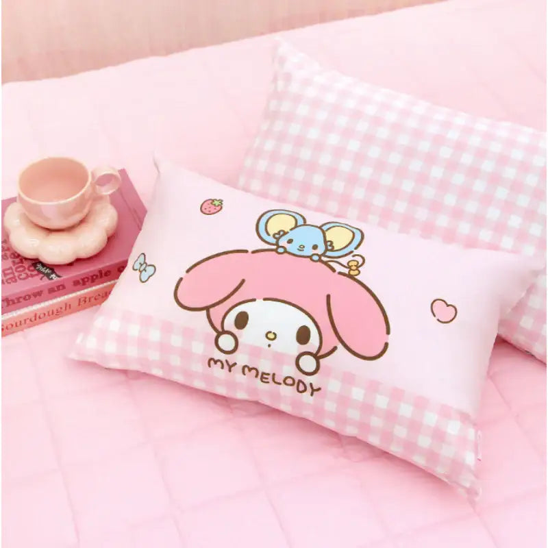 NARA HOME DECO x Sanrio - Microfiber Downfill Pillow Little Friend - NARA HOME DECO - Pillow - Harumio