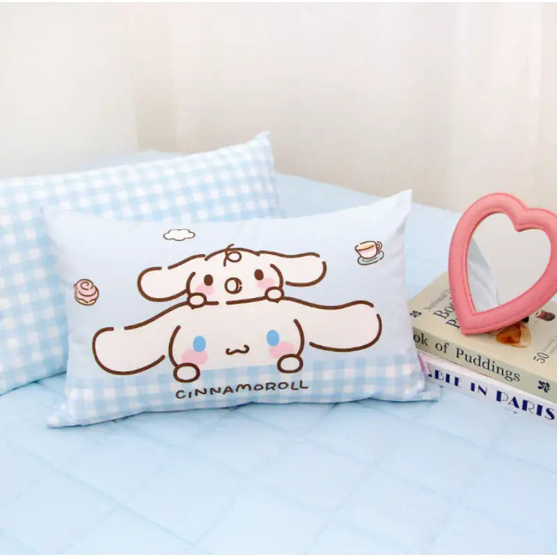 NARA HOME DECO x Sanrio - Microfiber Downfill Pillow Little Friend - NARA HOME DECO - Pillow - Harumio