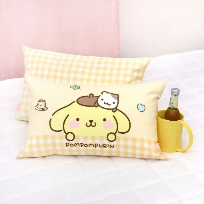NARA HOME DECO x Sanrio - Microfiber Downfill Pillow Little Friend - NARA HOME DECO - Pillow - Harumio