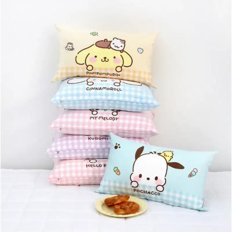 NARA HOME DECO x Sanrio - Microfiber Downfill Pillow Little Friend - NARA HOME DECO - Pillow - Harumio