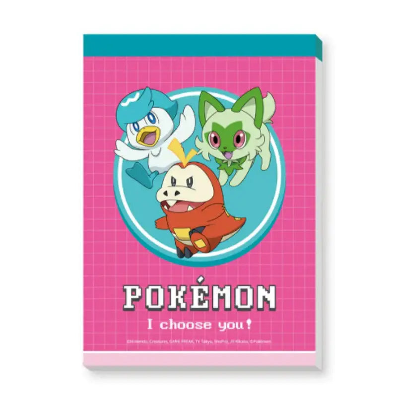 Pokémon Store - Memo Pad Newtro - Pokémon Store - Memo Pad - Harumio