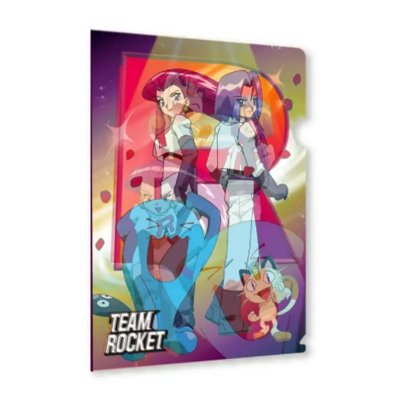 Pokémon Store - A4 Lenticular File Newtro - Pokémon Store - Clear File - Harumio