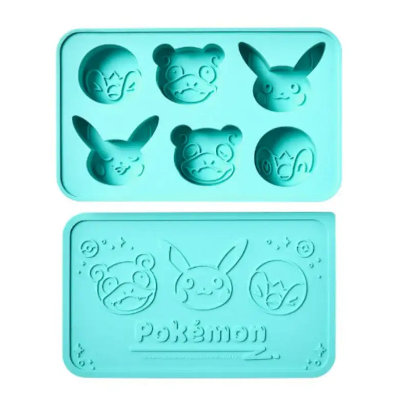 Pokémon Store - Ice Tray Pikachu & Slowpoke & Piplup - Pokémon Store - Ice Tray - Harumio
