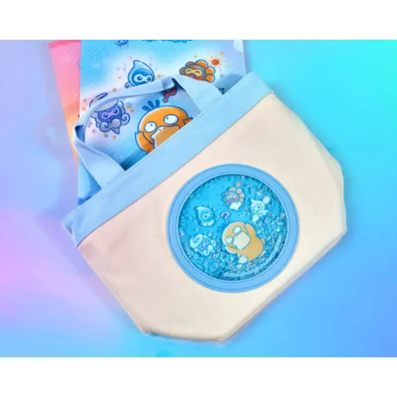Pokémon Store - Gorapaduck in the Rain Glitter Tote Bag - Pokémon Store - Tote Bag - Harumio