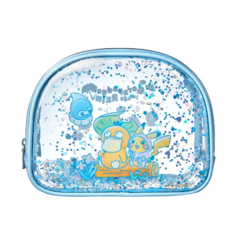 Pokémon Store - Gorapaduck in the Rain Glitter Clear Pouch