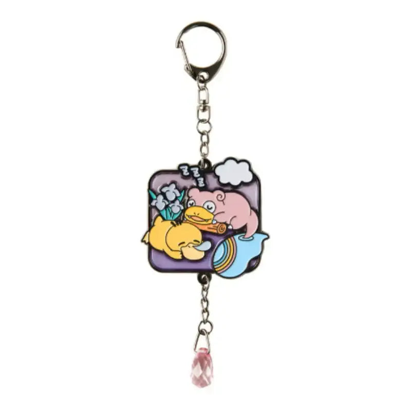 Pokémon Store - Gorapaduck in the Rain Suncatcher Keyring - Pokémon Store - Keyring - Harumio