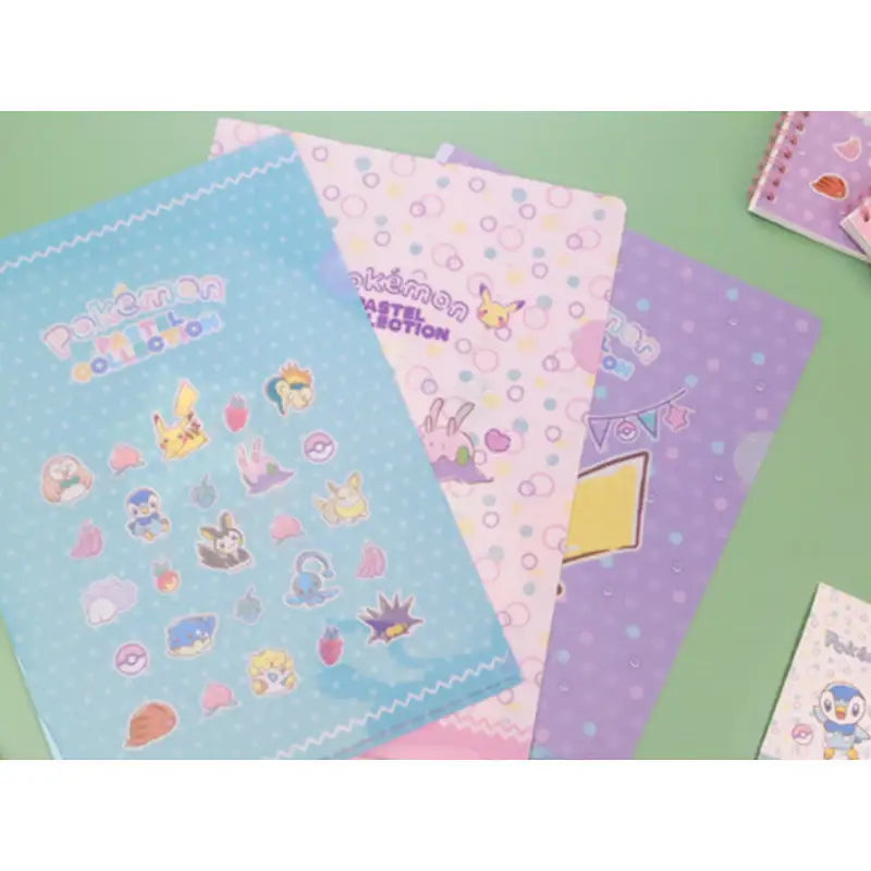 Pokémon Store - Pastel Collection A4 Clear File Set - Pokémon Store - Clear File - Harumio