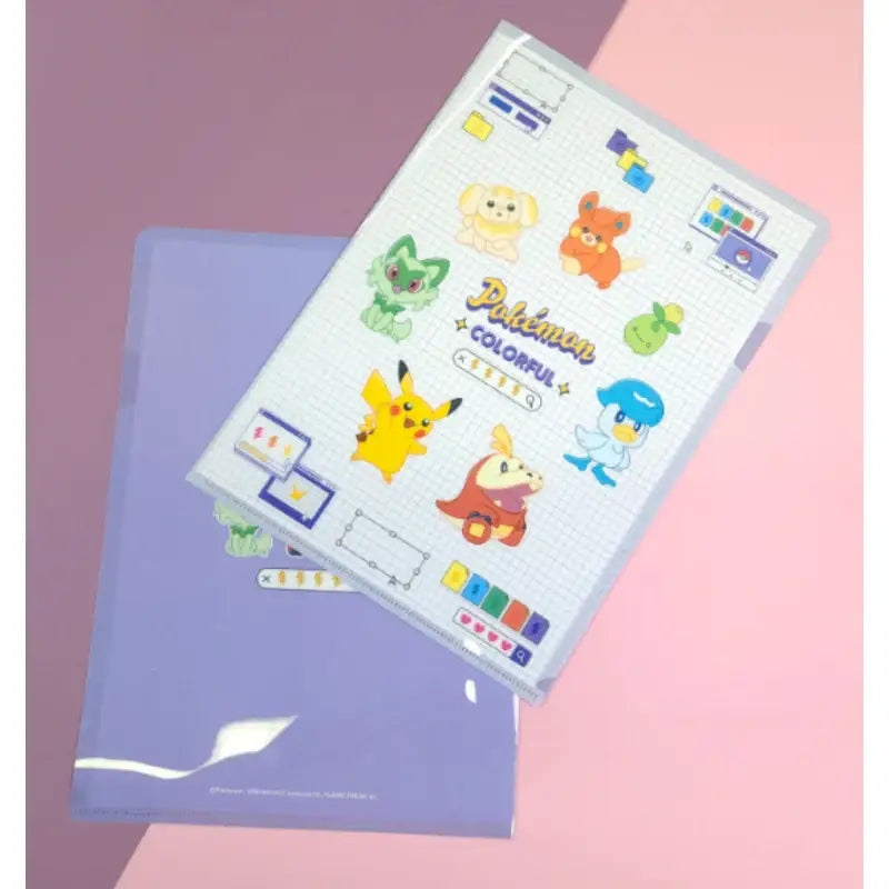 Pokémon Store - Pokémon Colorful A4 Clear File - Pokémon Store - Clear File - Harumio