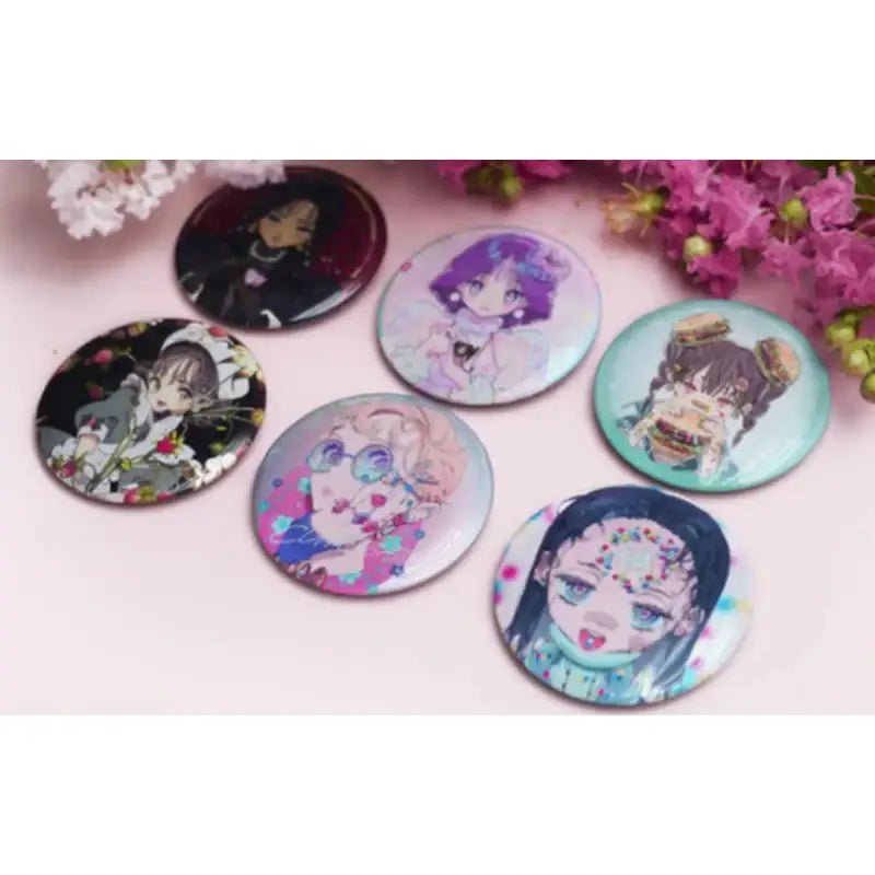 VIVINOS - Candy Hearts Series Tinplate Badge - Senyuman - Badge - Harumio