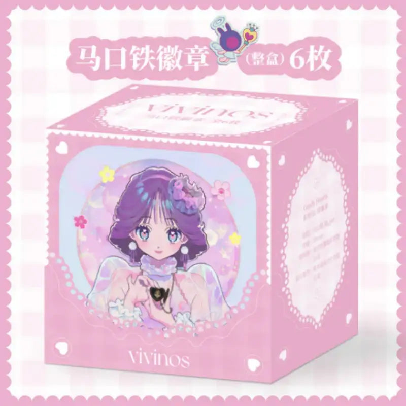 VIVINOS - Candy Hearts Series Tinplate Badge - Senyuman - Badge - Harumio