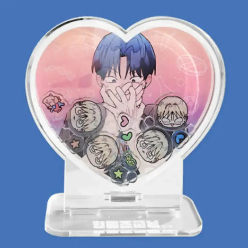 Apartment Assistant-nim x YourMana - Heart Acrylic Shaker - YourMana - Acrylic Stand - Harumio