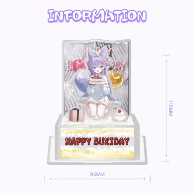StelLive - 2025 Shibuki Birthday Cake Acrylic Diorama