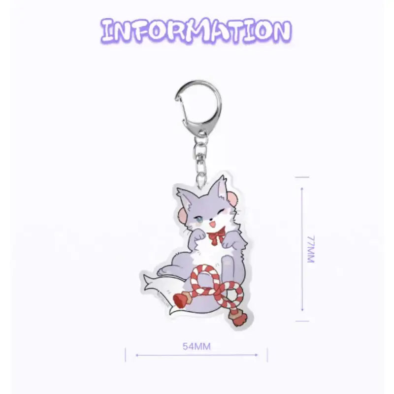 StelLive - 2025 Shibuki Birthday Fox Form Acrylic Keyring - StelLive - Acrylic Keyring - Harumio