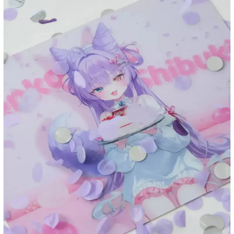 StelLive - 2025 Shibuki Birthday Glass Mouse Pad - StelLive - Mouse Pad - Harumio