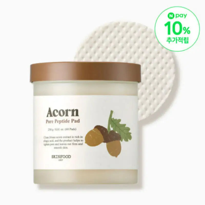 SKINFOOD - Acorn Pore Peptide Pad - SKINFOOD - Face Pads - Harumio
