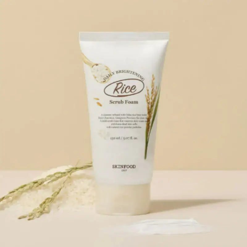 SKINFOOD - Rice Daily Brightening Scrub Foam - SKINFOOD - Scrub - Harumio