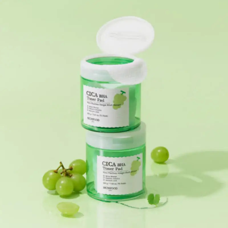SKINFOOD - Shine Muscat Cica BHA Toner Pad - SKINFOOD - Face Pads - Harumio