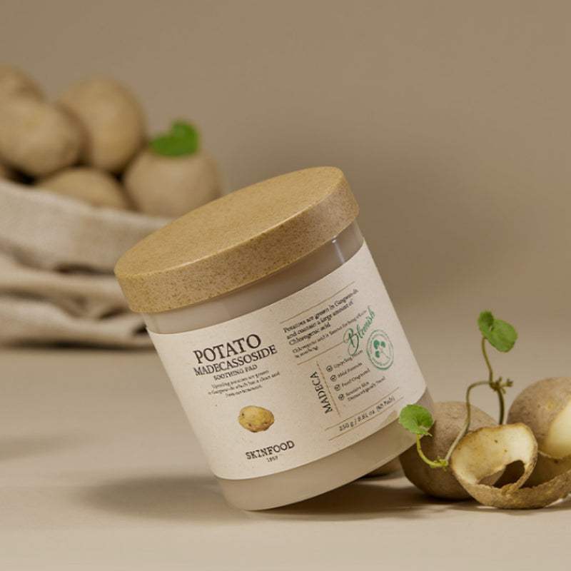 SKINFOOD - Potato Madecassoside Soothing Pad - SKINFOOD - Face Pads - Harumio