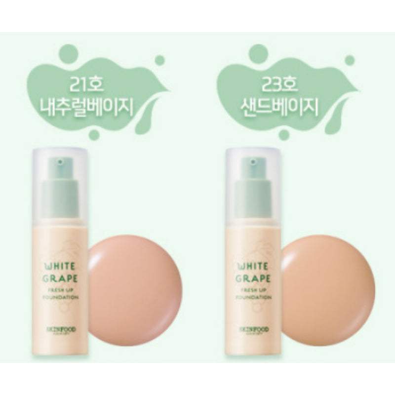 SKINFOOD - White Grape Fresh Up Foundation - SKINFOOD - Foundation - Harumio