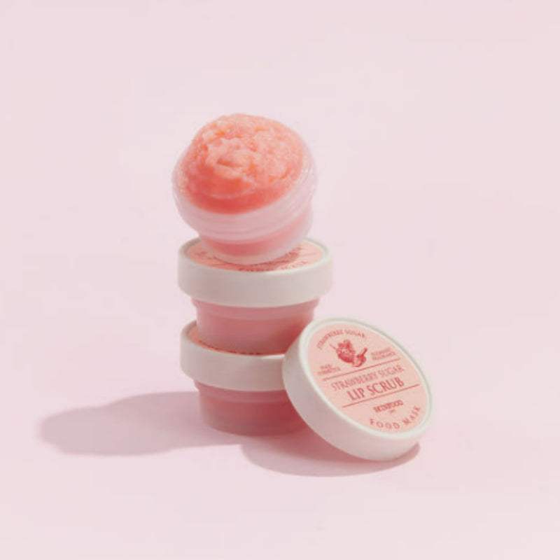 SKINFOOD - Strawberry Sugar Lip Scrub - SKINFOOD - Lip Balm - Harumio