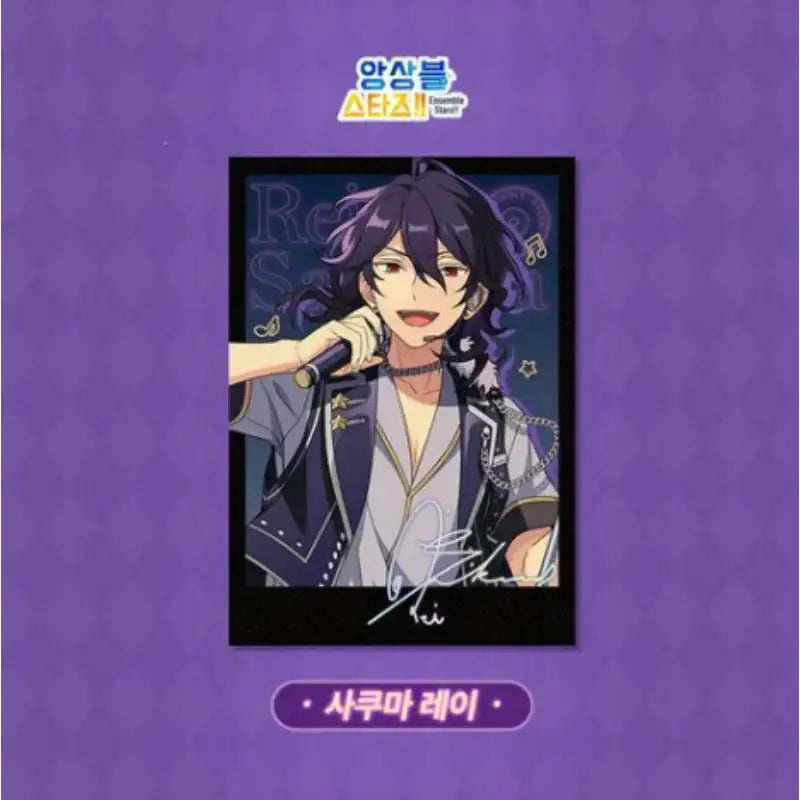 Ensemble Stars!! x MOFUN - Black Stage Polaroid - MOFUN - Polaroid - Harumio
