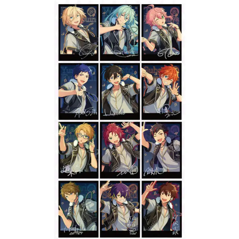 Ensemble Stars!! x MOFUN - Black Stage Polaroid - MOFUN - Polaroid - Harumio