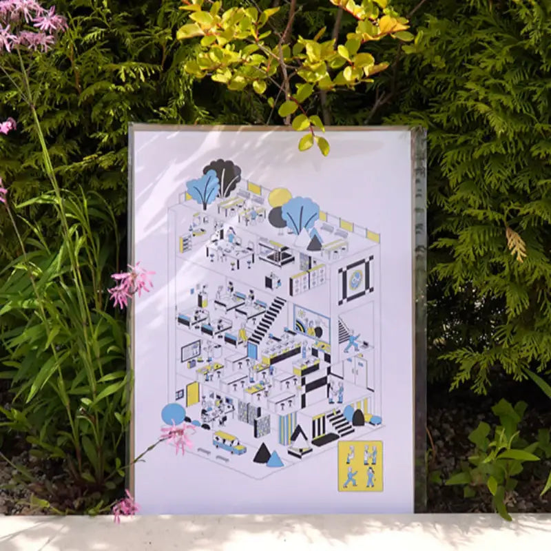 Resident Playbook x popurri - A3 Poster (Life at Yulje) - eggiscoming - Poster - Harumio