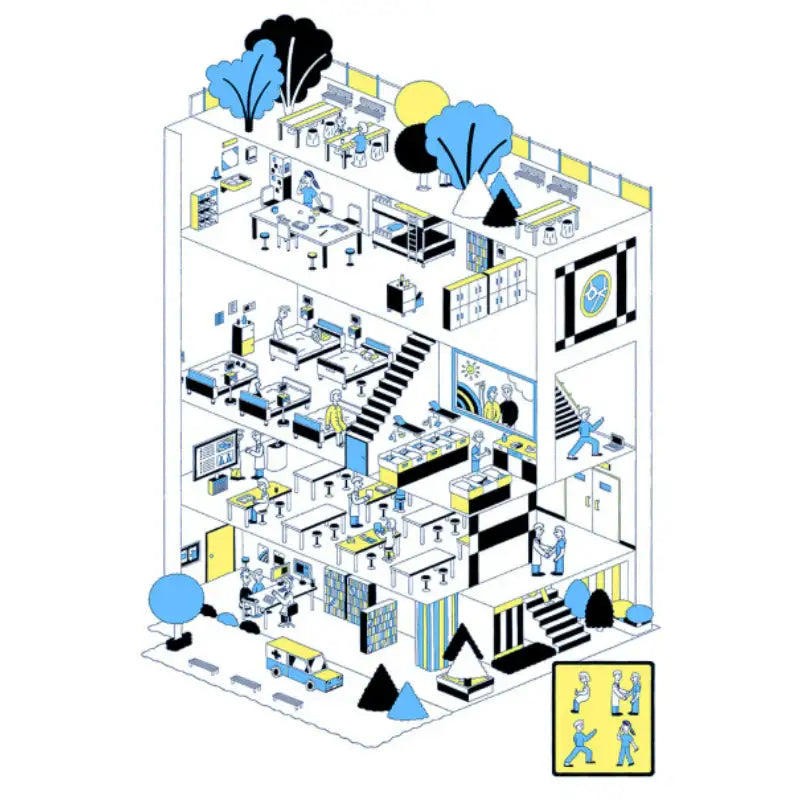 Resident Playbook x popurri - A3 Poster (Life at Yulje) - eggiscoming - Poster - Harumio