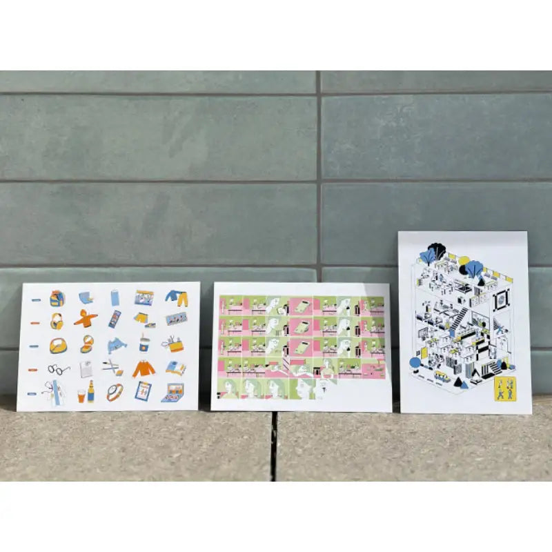 Resident Playbook x popurri - Postcard - eggiscoming - Postcard - Harumio