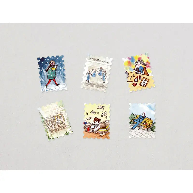 Resident Playbook x kimjourney - Stamp Sticker Set (Little Wisdom) - eggiscoming - Sticker - Harumio