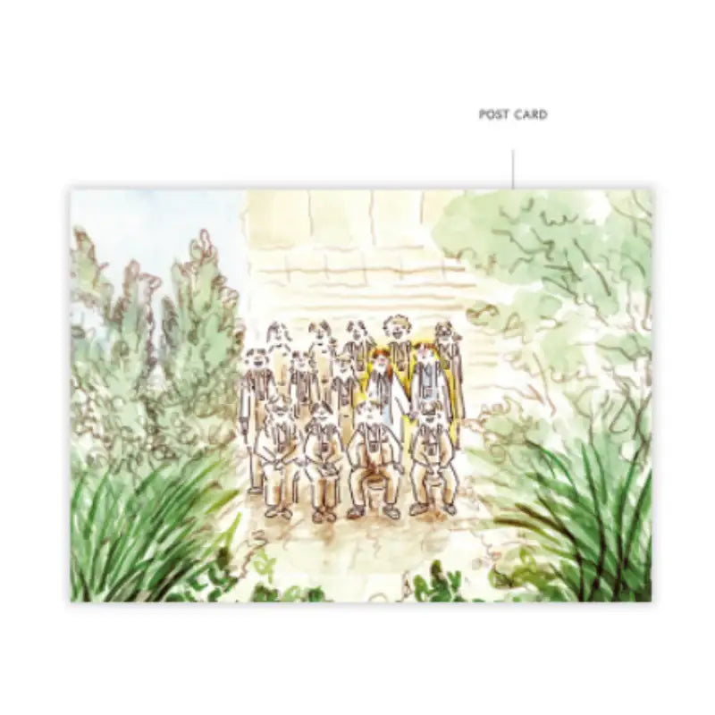 Resident Playbook x kimjourney - Postcard - eggiscoming - Postcard - Harumio