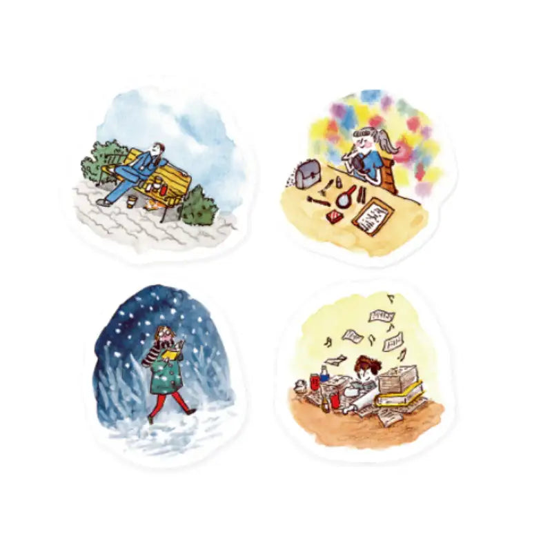 Resident Playbook x kimjourney - Postcard Set (I Need a Break) - eggiscoming - Postcard - Harumio