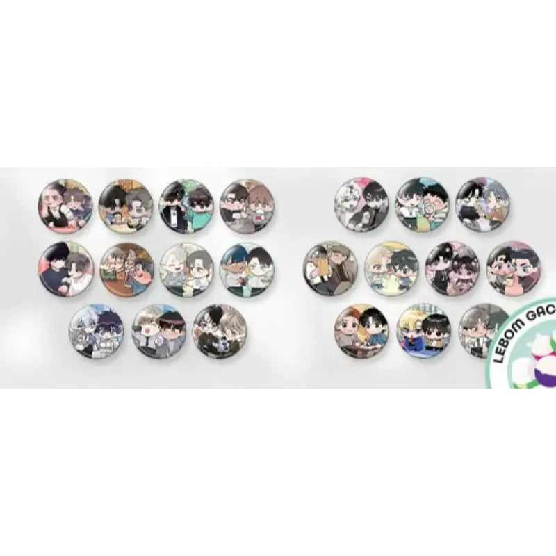 Open Company Day x LEBOM Cafe - Can Badge - LEBOM Cafe - Badge - Harumio