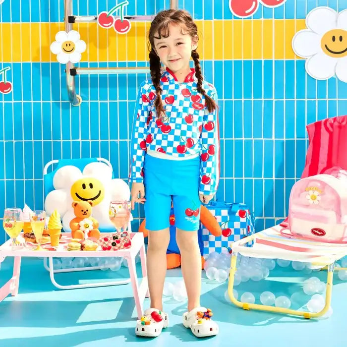 Wiggle Wiggle x Childy - Color Block Water Leggings - Wiggle Wiggle - Swim Bottoms - Harumio