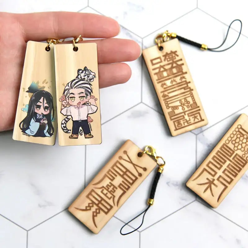 Prince Bari - Wooden Amulet Charm - Webtoon Shop - Accessories - Harumio