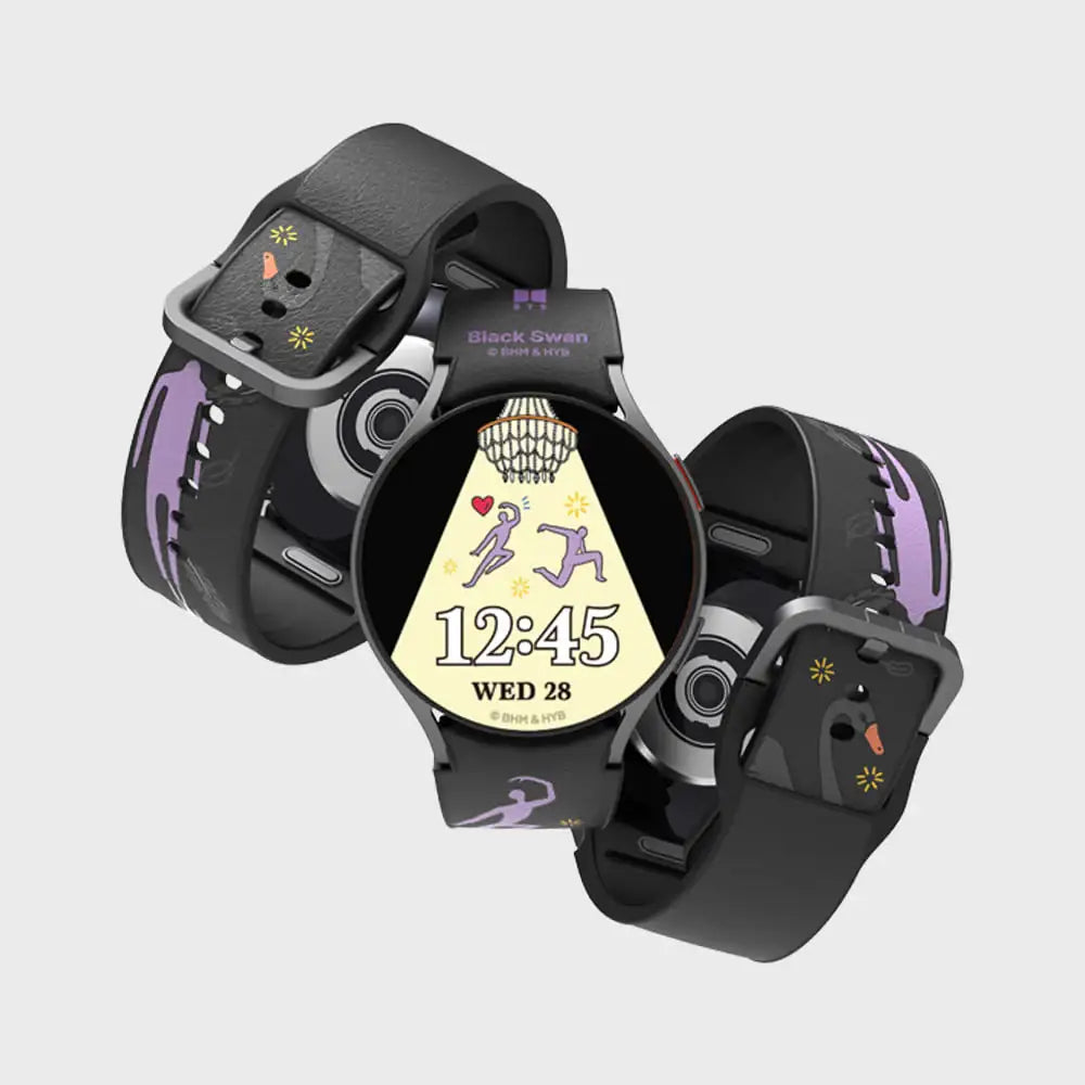 SLBS - BTS Black Swan Music Theme Hybrid Watch Strap (Galaxy Watch6) - SLBS - Home & Living, Accessories - Harumio