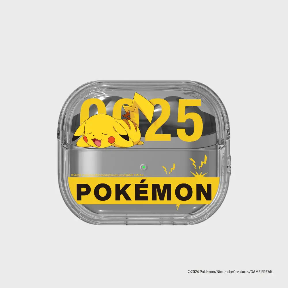 SLBS - Pokemon Pikachu Clear Cover (Galaxy Buds3 Pro) - SLBS - Buds Case - Harumio
