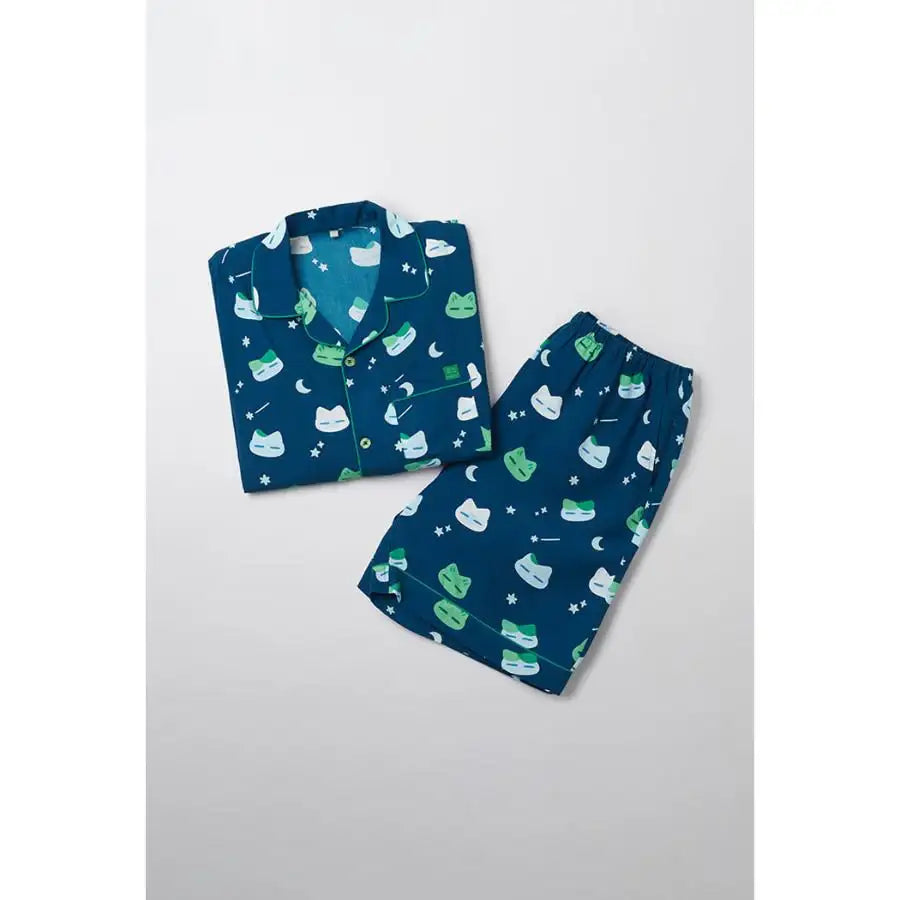 SPAO x Earthlings - Hello Earthling Short Sleeve Pajamas Set - SPAO - Pajamas - Harumio