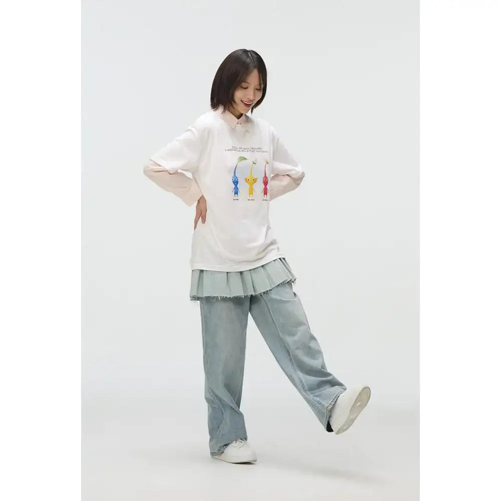 SPAO x PIKMIN - Short Sleeve T-Shirt - SPAO - T-Shirt - Harumio