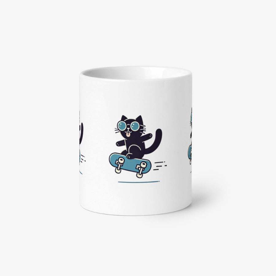 Egg Cartop - Meditating Cat 53 Basic Mug - Marpple Shop - Mug - Harumio